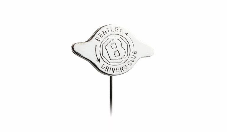 Club Logo Silver Plated Tie Pin