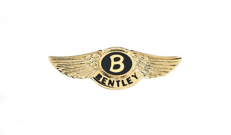 Bentley Winged B Brooch Gilt