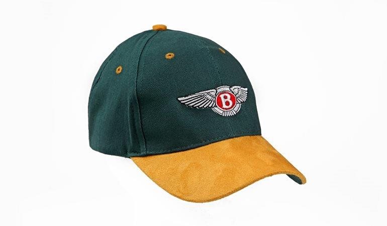 Green Baseball Cap - Suede Peak