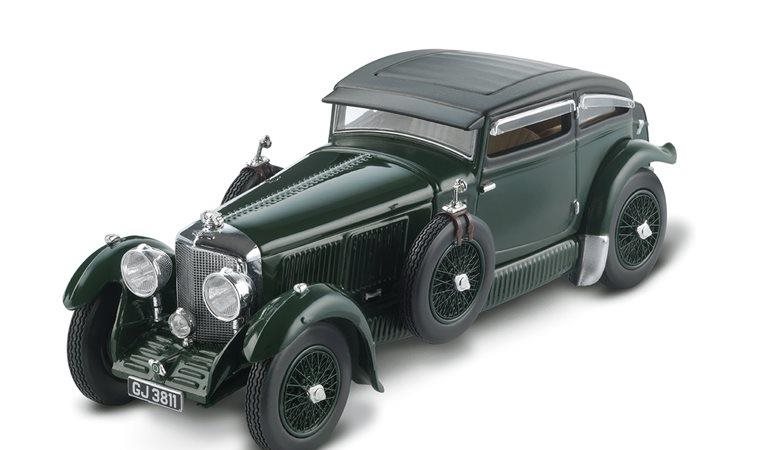 1:43 Speed Six Blue Train Scale Model