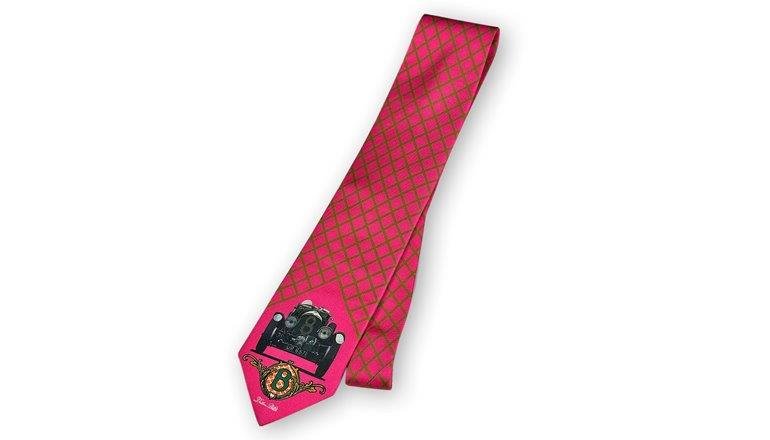 Bentley "Blower" Pink Silk Tie