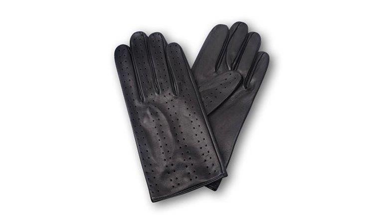 Fullback Driving Gloves – Black Leather